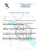 Selección de Liga A Coruña Femenina | Comunicado